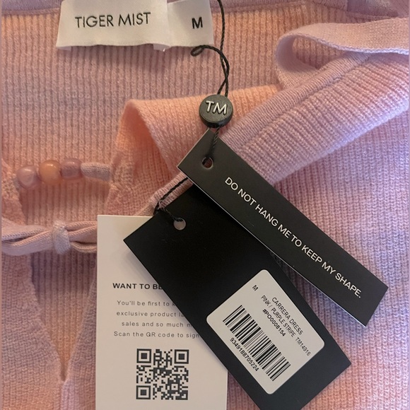 TIGER MIST PINK/ PURPLE KNIT CARRERA DRESS - Picture 4 of 6